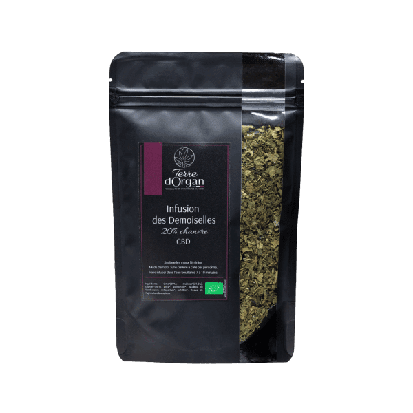 Infusion CBD bio Demoiselles pour l’équilibre féminin au chanvre