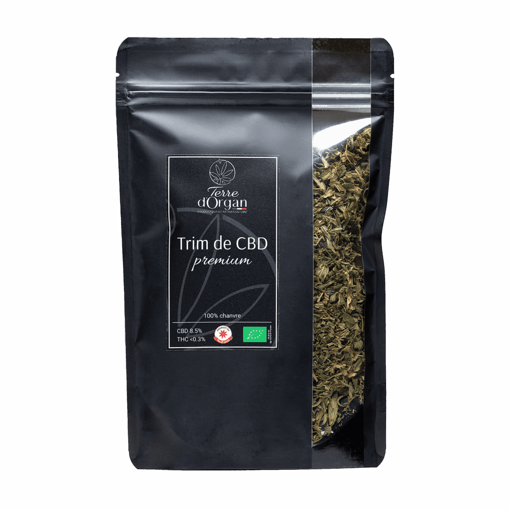 Mélange de fleurs et feuilles de chanvre CBD naturel premium